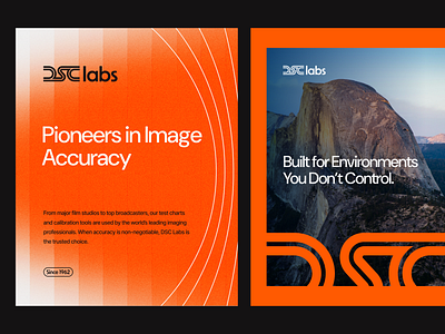 DSC Labs // Brand + Art Direction ad animation branding brodcast color iconography identity illustration live logo logomark minimal nature outdoors photography print stream video web wordmark