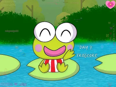 Julesthetic Day 7: frogcore art post art tag digital art drawing fan art illustration