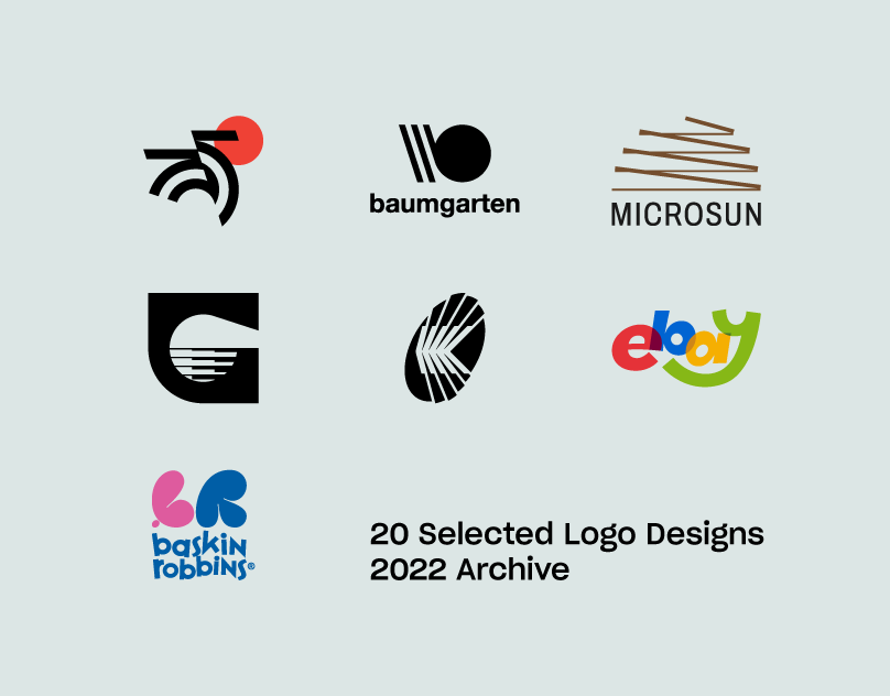 20 Selected Logo Designs: Marks & Symbols (2022 Archive) abstract logo branding design icon illustration letter logo lettering logo logo design logotype minimalist logo modern logo monogram negative space simple logo typography ui
