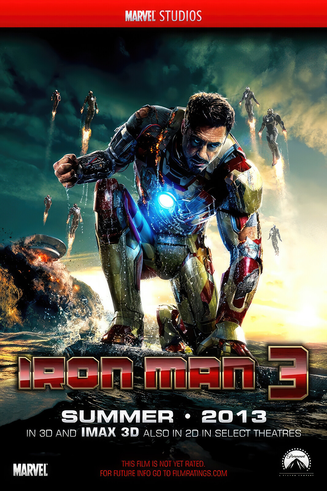 Iron Man 3 Movie Main Title avengers design digital editing illustration iron man john cave marvel rd studios retouch tony stark