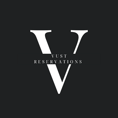 Vust Reservations branding design graphic design logo vector