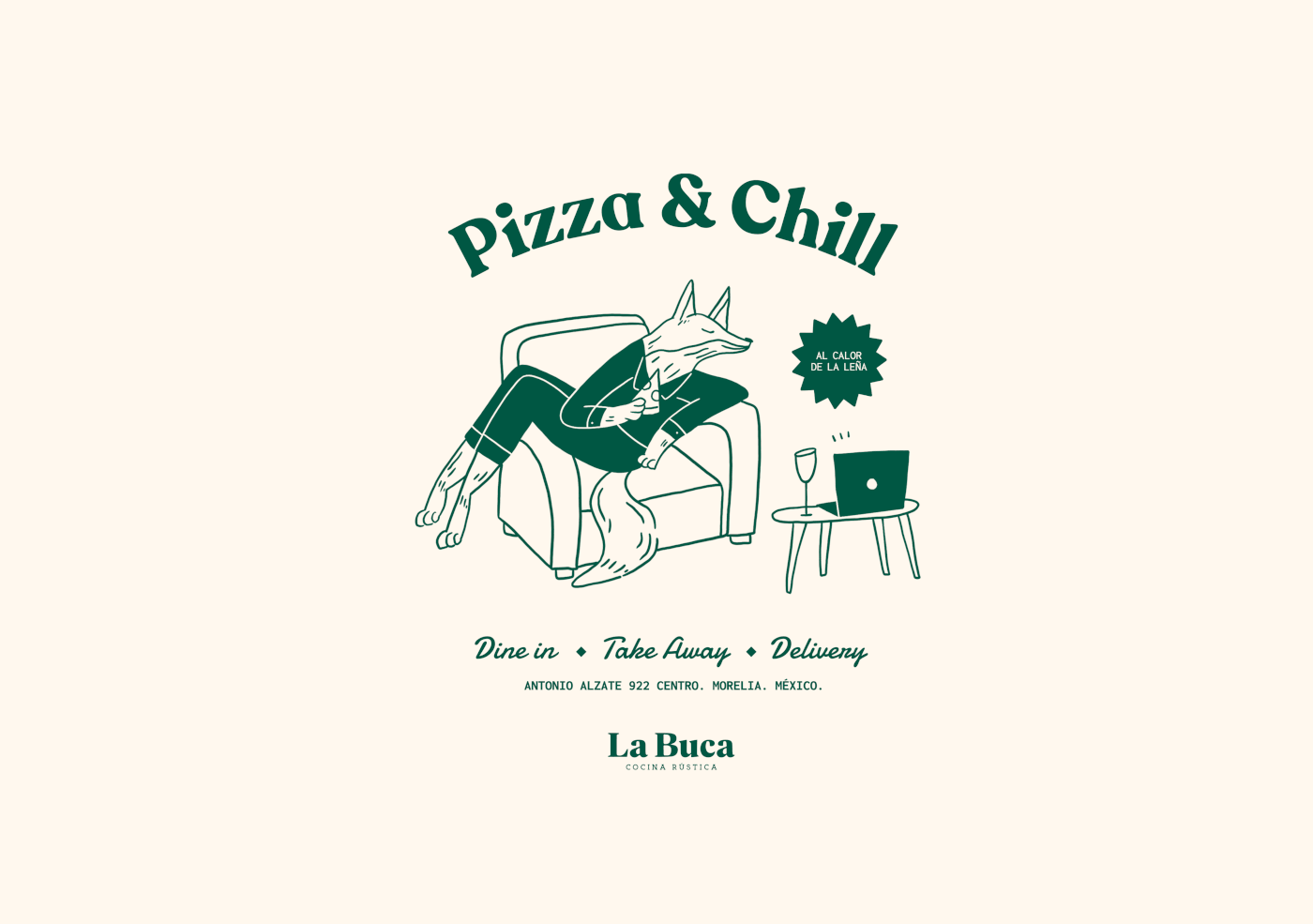 Pizza & Chill advertising brand identity compaign compang marketing pizza pizzeria print publicibab restaurant