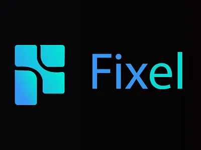 Fixel logo 3d branding graphic design logo logo design logofixel motion graphics