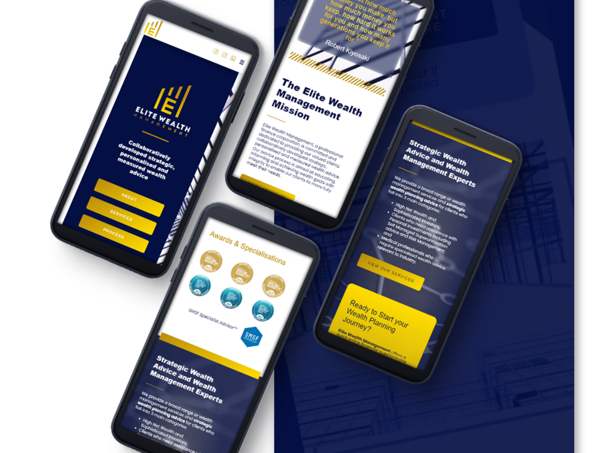 Positioning Elite Wealth for Australia’s Top 1% brand brand design branding financialbranding graphic design logo website design website development