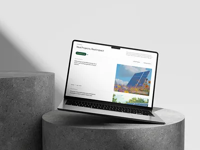 Solara - Projects Page Website built design eco energy project renewable smart home solar solar energy solar panel ui uiux uiux design website ux website