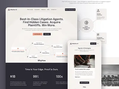 WhyHow AI branding figma framer legal legal ai photoshop web design website
