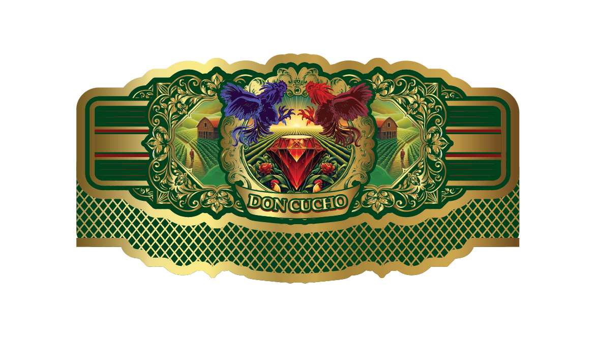 Example of Premium Cigar Band, Logo And Box Design