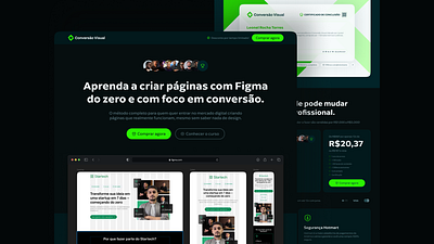 Landing Page | Conversão Visual app design figma landingpage responsive site studioresponsivo system ui ux webdesign