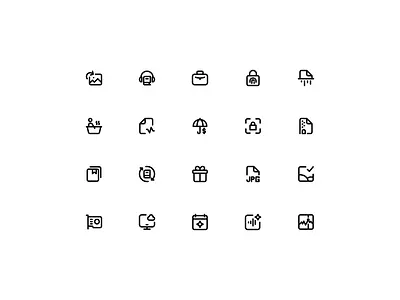 Stroke Icons ✨ ai scheduling ai voice apple stocks audio book 04 biometric access collections bookmark icon icon design icon library icon pack icon set iconography icons image done 02 jpg 01 medical file stroke icons umbrella dollar