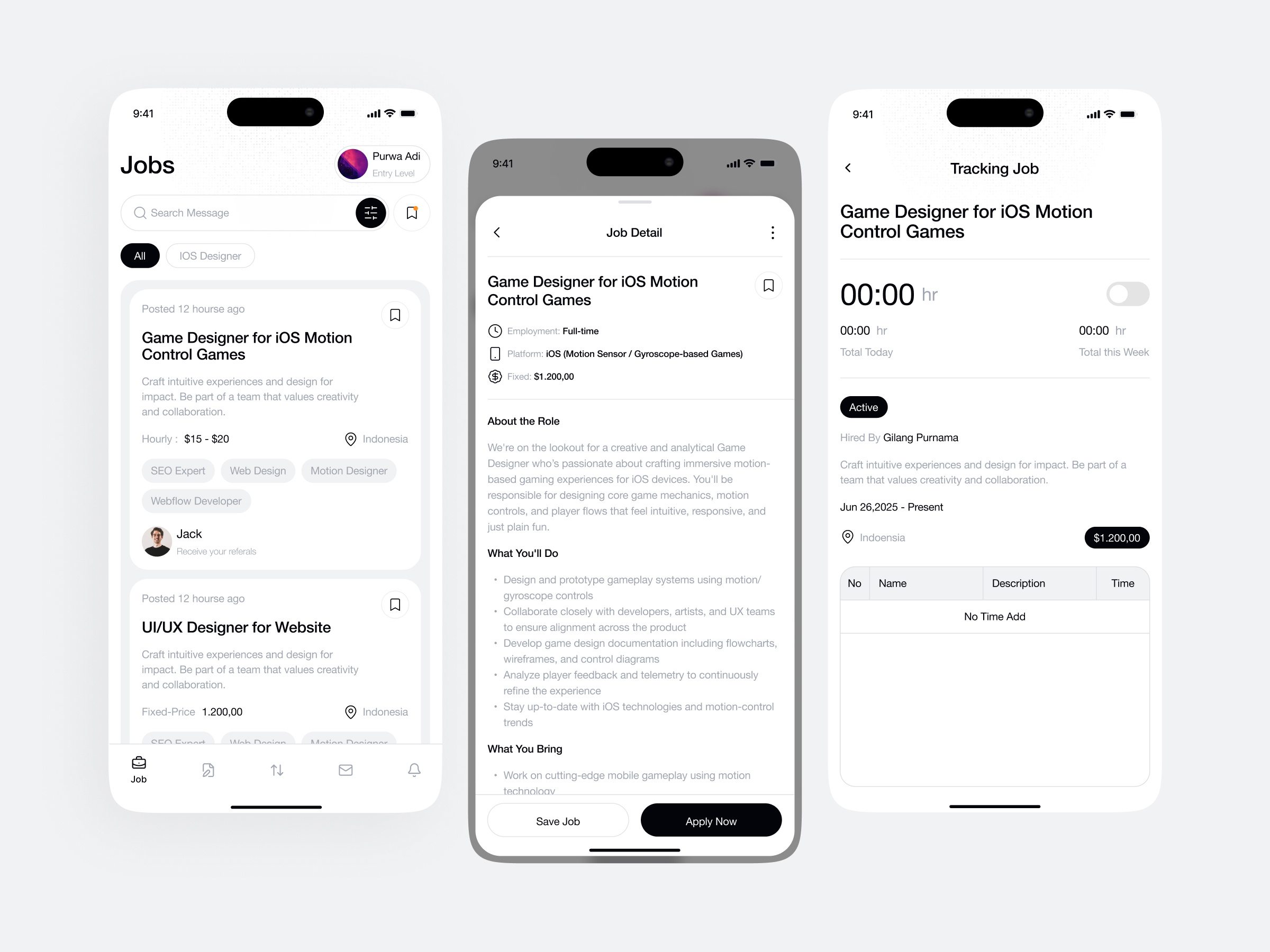 Example of Mobile App Design