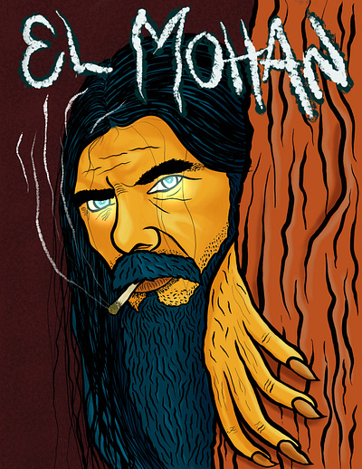 El Mohan dibujo graphic design ilustración leyenda mohan sketchbook