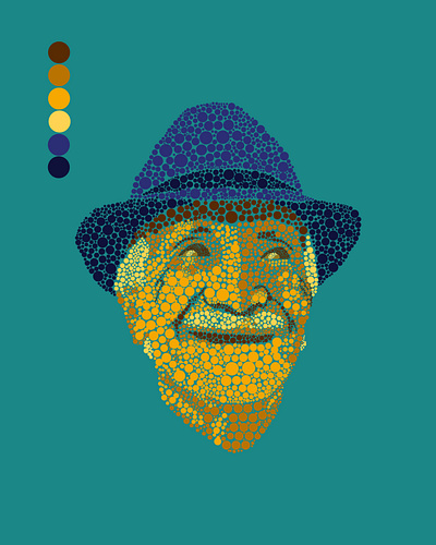 Abuelo adobe graphic design illustrator ilustracion