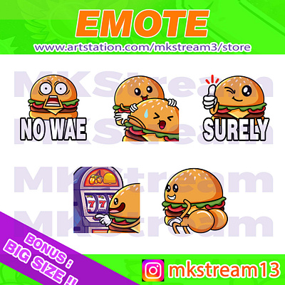 Twitch emotes cute burger no way, carried, surely, slots & butt anime burger burger butt burger emoji burger emotes burger stickers carried burger cute cute burger design emotes food ham burger hamburger illustration no wae playing slots sub badge surely twitch emotes