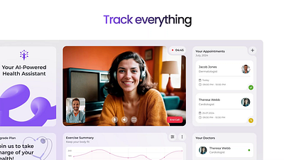 Ai Health SaaS Explainer Video 3d ai explainer video animation app animation explainer video motion graphics saas saas explainer video saas video ui ui animation
