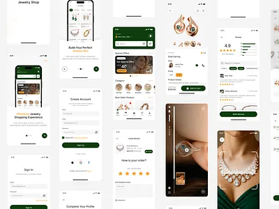 Jewelry Shop Mobile App UIUX Design | Figma android app app design app designer app developer figma figma designer graphic design hire ui ux designer insightlancer ios jewelry shop app ui ui design ui ux user experience user interface ux ux design uxui