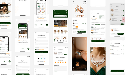 Jewelry Shop Mobile App UIUX Design | Figma android app app design app designer app developer figma figma designer graphic design hire ui ux designer insightlancer ios jewelry shop app ui ui design ui ux user experience user interface ux ux design uxui