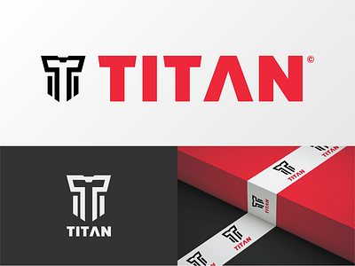 Titan brand branding logo design