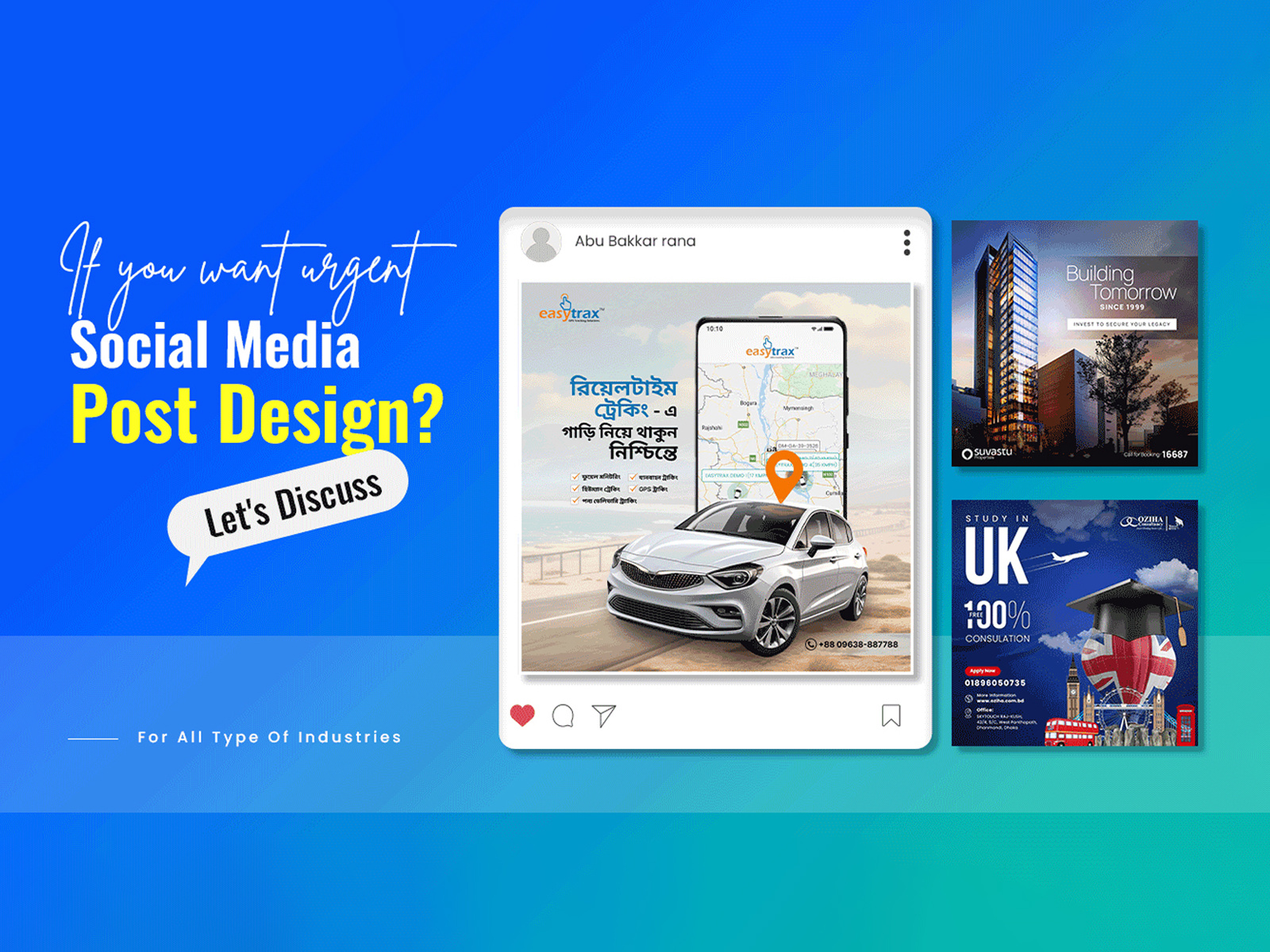 Example of Social Media Posts / Facebook Ads Design