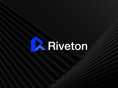 Riveton - Construction logo design, brand identity architecture brand identity branding builder building construction construction logo contractor development engineering industrial logo logo design minimal logo modern logo monogram real estate riveton visual identity