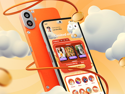 Reward mobile App clean graphic design minimal mobile app mobile app design modern ui userfriendly ux