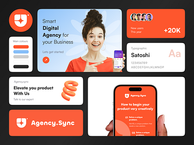 Bold Identity for a Smart Digital Agency agencydesign brandidentity branding cleanui creativebranding dashboarddesign designshowcase designsystem digitalagency elegantui identitydesign madewithfigma minimaldesign uidesign uiuxbranding userdashboard uxdesign visualidentity visualstrategy