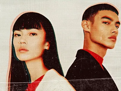 Grunge Print Photo Effect graphic design