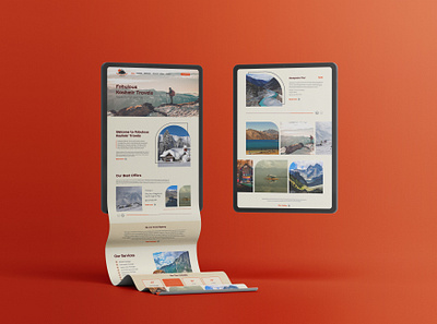 Fresh and inviting website for Kashmir Tour Package clean ui figma fresh india inviting kashmir ui uiux design webdesign website design