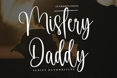 Mistery Daddy Font business font calligraphy font luxury font popular font sans serif font yan studio