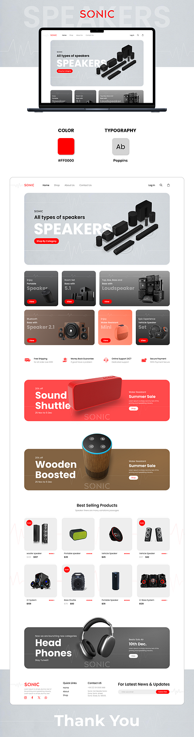 Sound System 3d animation branding design graphic design motion graphics ui