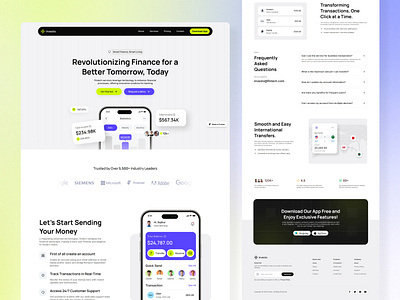 Investo – Saas Landing Page business website clean website finance website framer framer website landing page landingpage modern website professional website saas landing page web web developer website website design website developer website landing