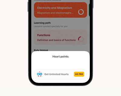 Heartpoints animation bento clean design education elearning figma grid illustration interaction mobile design motion graphics online learning ui