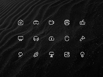 Dynamic Media & Devices Broken Icons by Iconstica icon design icon library icon pack icon set icons