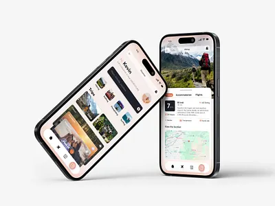 Mobile travel app-Discover new place and activity animation branding discover homescreen mobile app design prototyping responsive design travel ui uiux user interface user research weireframe