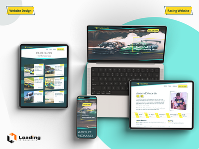eSports Racing Team Website Design | UI/UX & Blog Pages blogdesign esports esportsteam figma gamedesign iracing motorsport racingwebsite sportsui teamwebsite uiux webdesign