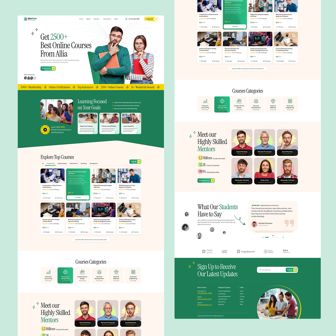 Example of Website Design And Development 