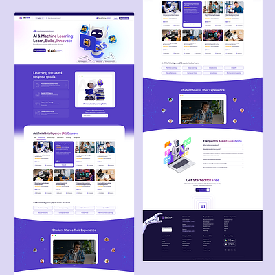 EduThink | AI & Machine Learning & Education bootstrap html udemy website template