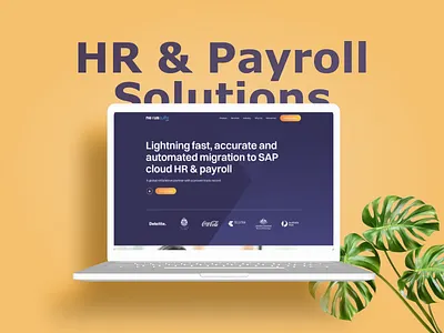 SAP Cloud HR Migration Website Design | B2B UI/UX 3d animation b2bdesign branding enterprisewebsite figma graphic design hrtech logo motion graphics operationsplatform payrollmigration saas sapcloud ui uiux webdesign