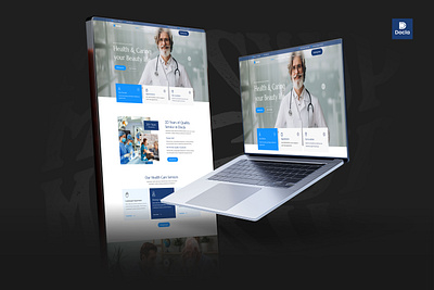 Medical Health Landing Page Design care graphic design helth landing medical medical page page ui ux website