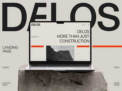 Webdesign — Delos design landing page ui uidesign userinterface ux webdesign website