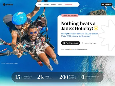 travel agent website landing page design agency agent clean cta faq features figma framer graphic design holiday landing page light minimal real responsive travel ui ux vacation web design