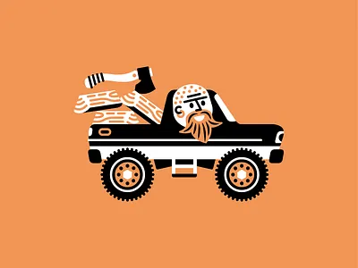The Mountains - Spot Illustration 01 editorial icon illustration magazine spot illustration vector