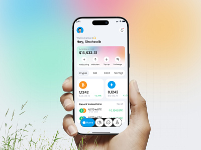 Finance Mobile App | UI UX Design modern ui