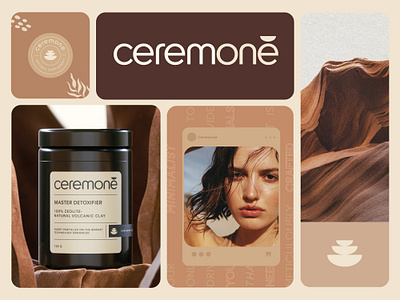 Ceremone Branding and Packaging Design - Supplement 3d brand identity branding detox health icons label logo medical minimal natural packaging supplement ui
