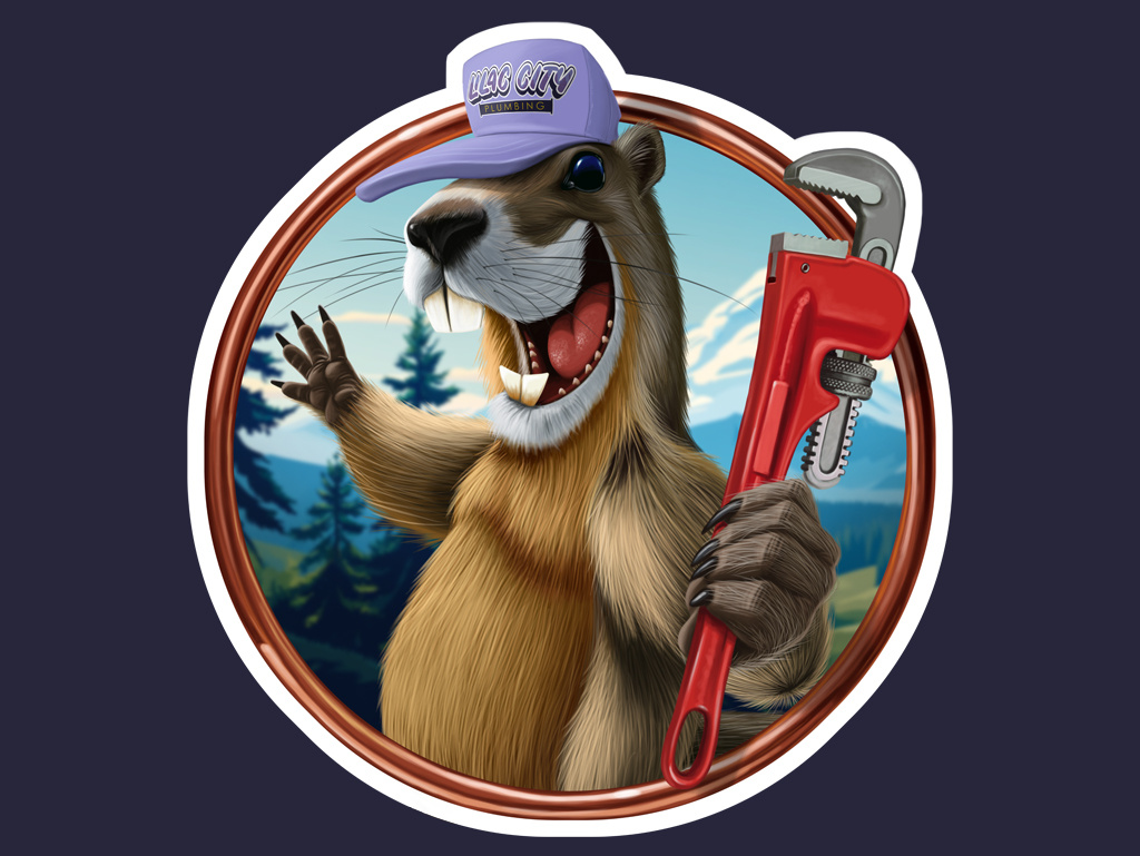 Example of Mascot Caricature Illustration