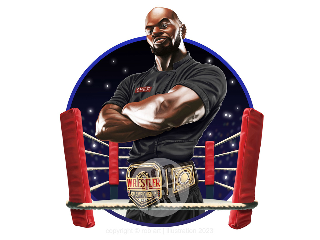 Example of Mascot Caricature Illustration