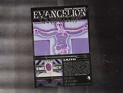 Evangelion Prints graphic design illustration print