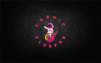 Cosmic Closers Logo Design cosmic closers logo mascot