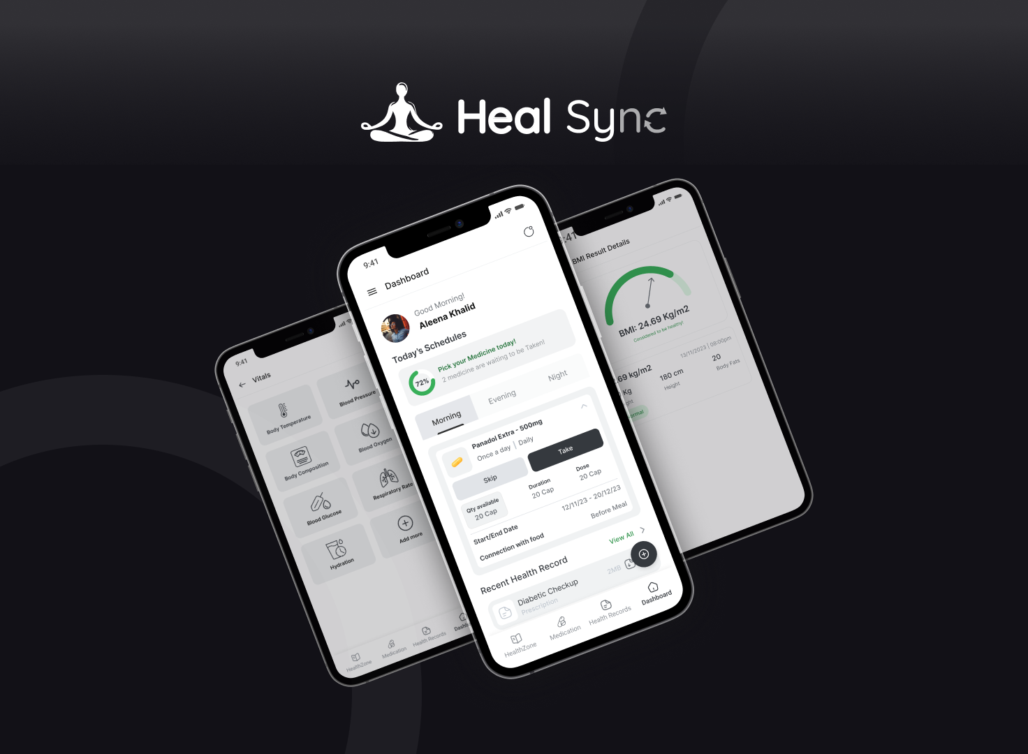 Personal Health Record Mobile Application figma health healthplatform medical mobile application modern design ui design ux design