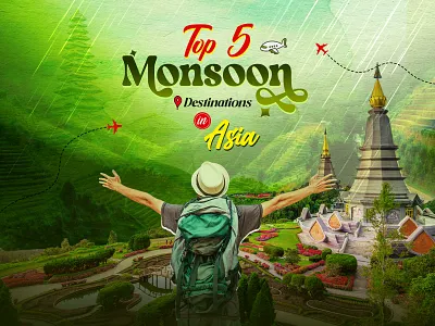 Monsoon Moodboard: 5 Escapes Worth the Rain aestheticdesign bali designforwanderers dribbbletravel figmadesign malaysia minimalmoodboard monsoonvibes moodyvibes rainlovers rainyseason seasonalui thailand travelinspiration travelmoodboard travelui tropicaldesign uiinspo uxinspiration wanderlustdesign