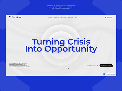 OmniStrat | High-Stakes Consulting Branding & Web 3dvisuals agencywebsite animation b2bdesign branding consulting crisismanagement legaltech modernui premiumdesign publicrelations strategicdesign ui uiuxdesign ux webdesign